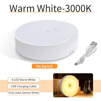 LED Under Cabinet Lights Motion Sensor Night Light Smart Lamp