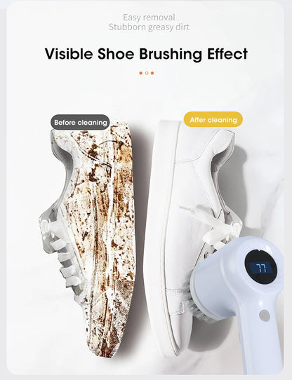 Electric Spin Scrubber, Bathroom Cordless Cleaning Brush