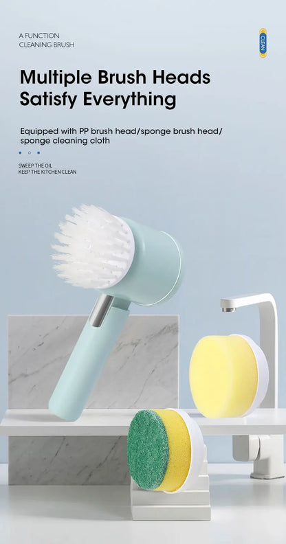 Electric Spin Scrubber, Bathroom Cordless Cleaning Brush