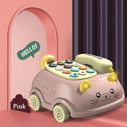 Baby toys months Montessori Musical Piano Phone Toys For Baby Girl