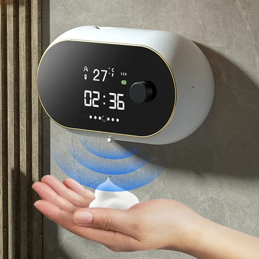 1pc Wall-mounted Automatic Soap Dispenser Large Capacity Touchless